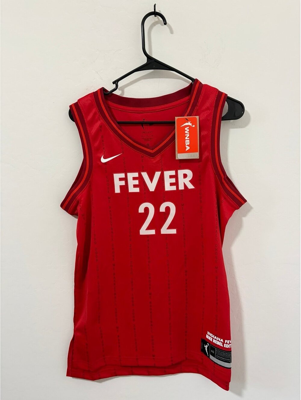 New Nike Caitlin Clark Indiana Fever Rebel Edition Jersey DR8398-659 Women’s S